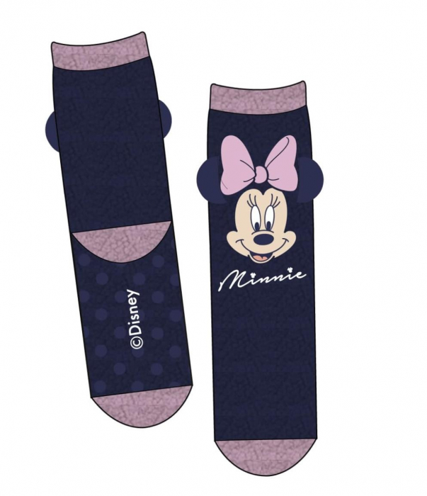 Sosete pufoase antiderapante 3D, Minnie Mouse Disney [1]