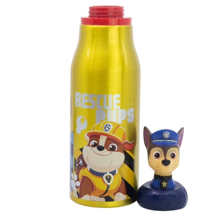 Sticla apa aluminiu, Paw Patrol Boys Rascue Pups figurina, 690 ml [3]