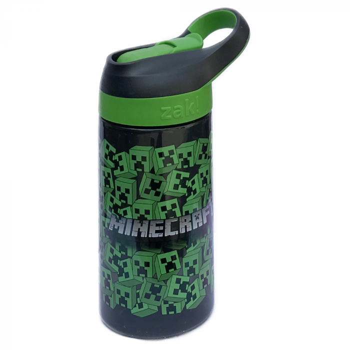 Sticla apa copii forma Minecraft, Plastic, 473 ml [3]