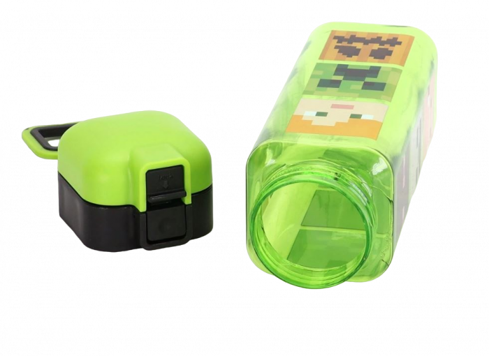 Sticla apa copii forma patrata cu siguranta, Minecraft, 550 ml [7]