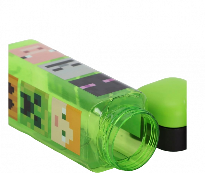 Sticla apa copii forma patrata cu siguranta, Minecraft, 550 ml [8]