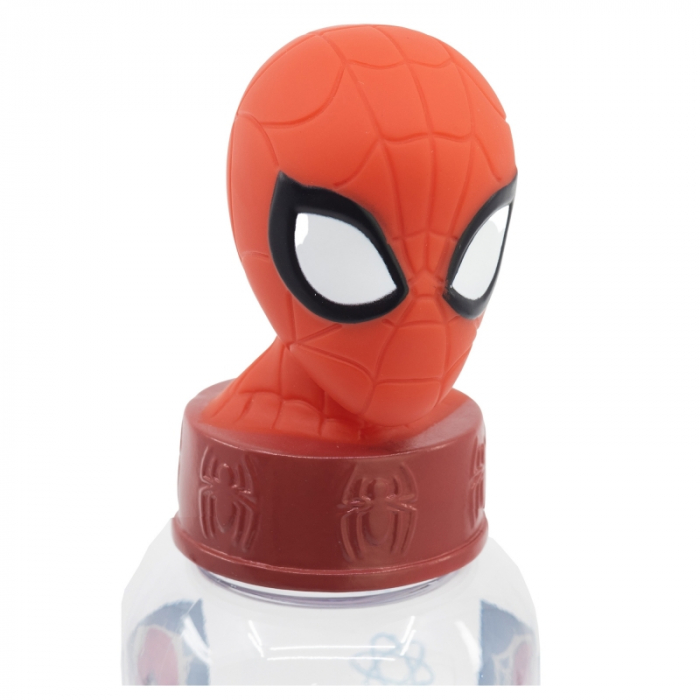 Sticla apa copii Spiderman figurina, Plastic, 560 ml [4]