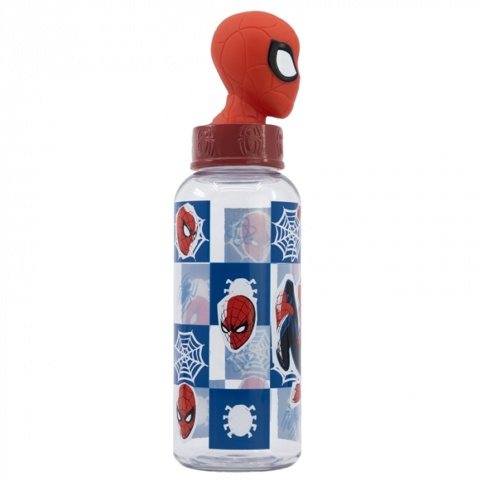 Sticla apa copii Spiderman figurina, Plastic, 560 ml [2]