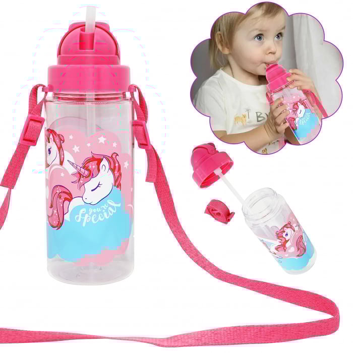 Sticla apa din tritan cu snur, Unicorn Special 500ml [2]