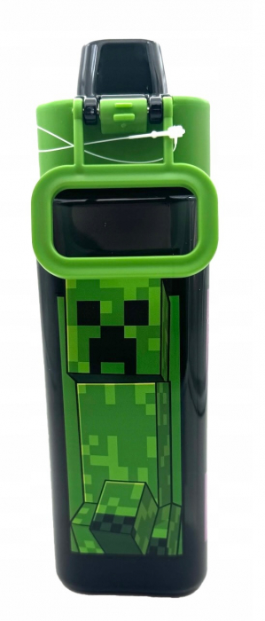 Sticla apa dreptunghiulara Minecraft Creeper 500 ml [5]