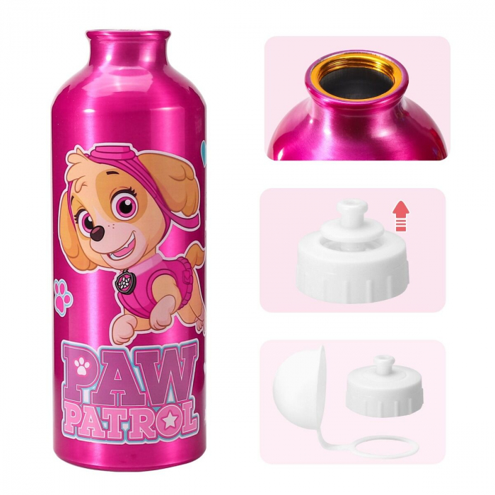 Sticla apa Paw Patrol Skye si Everest aluminiu 520 ml [2]