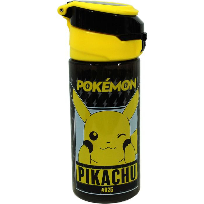Sticla apa plastic cu pai Pok├⌐mon Pikachu, 500 ml [10]