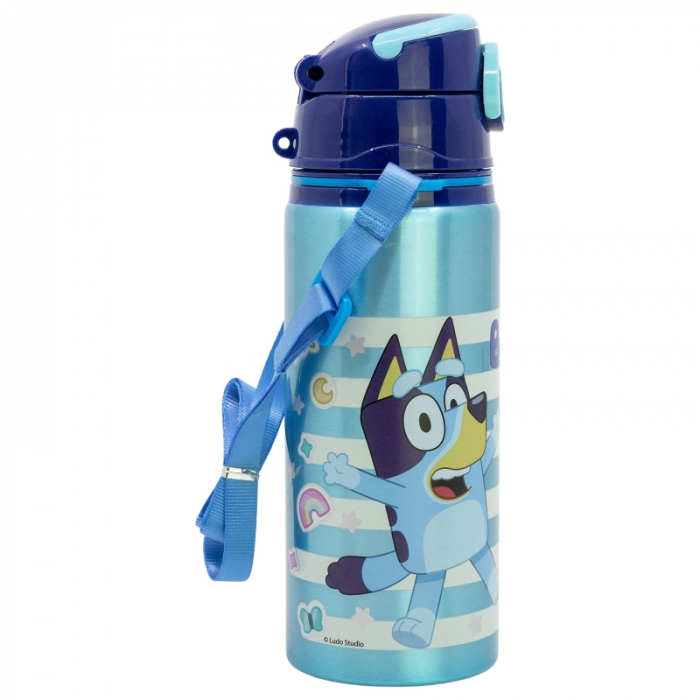 Sticla apa pop up aluminiu, Bluey, 730ml [3]