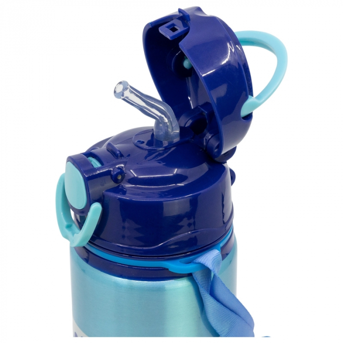 Sticla apa pop up aluminiu, Bluey, 730ml [4]