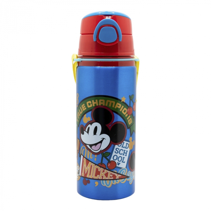 Sticla apa pop up aluminiu, Mickey Mouse True Champions, 730ml [1]