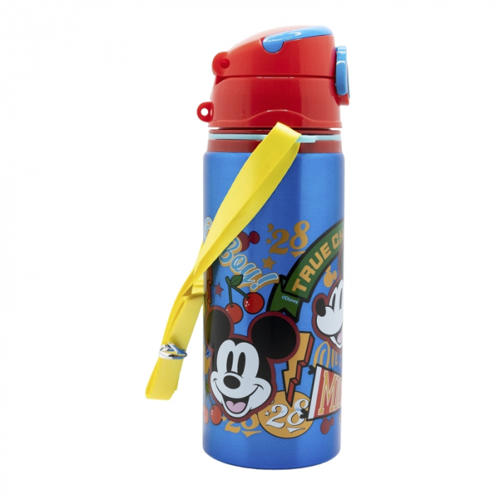 Sticla apa pop up aluminiu, Mickey Mouse True Champions, 730ml [3]