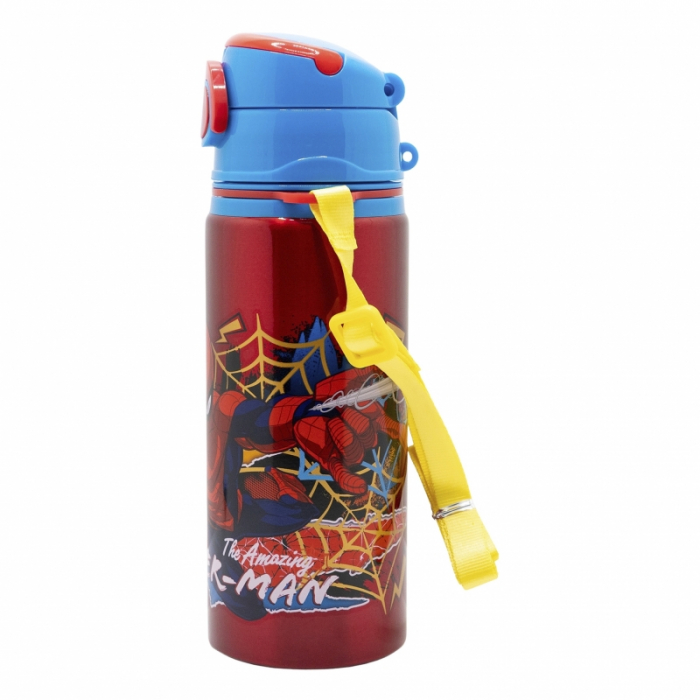 Sticla apa pop up aluminiu, Spiderman Moving Target, 730ml [2]
