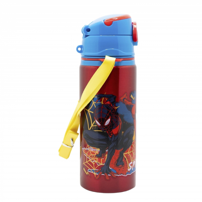 Sticla apa pop up aluminiu, Spiderman Moving Target, 730ml [3]