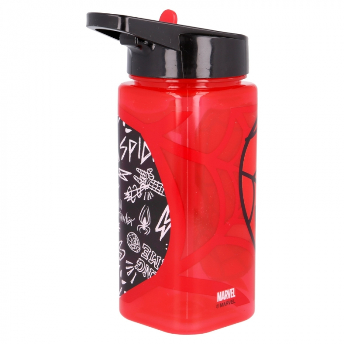 Sticla plastic pentru apa,dreptunghiulara, Spiderman Urban Web 530ml [2]