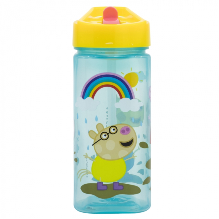 Sticla plastic pentru apa,dreptunghiularaPeppa Pig 510ml [3]