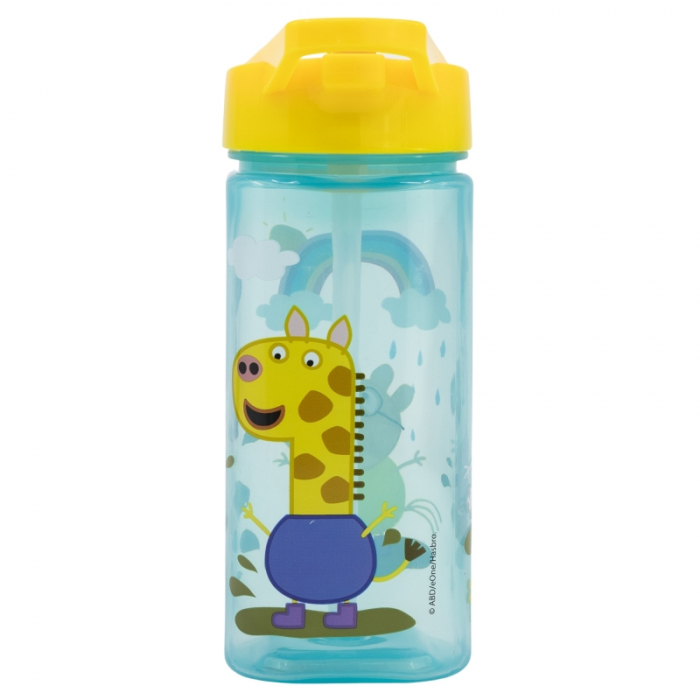 Sticla plastic pentru apa,dreptunghiularaPeppa Pig 510ml [4]