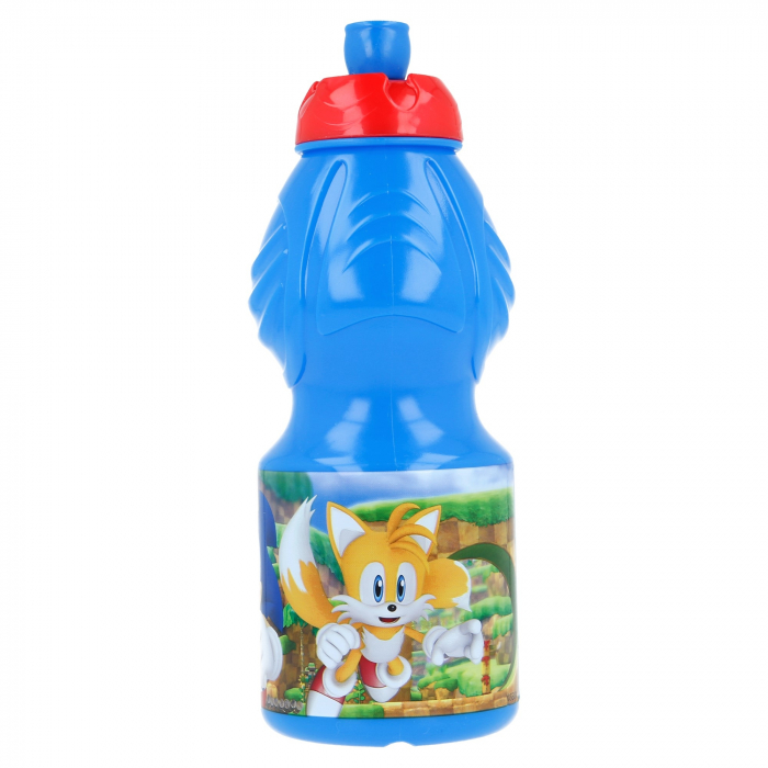 Sticla sport, plastic, pentru apa, Sonic, 400ml [2]