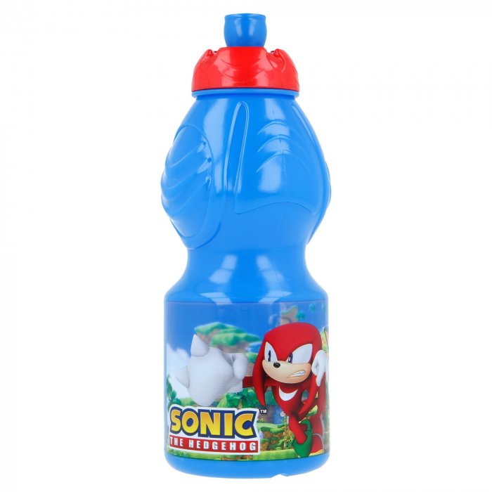 Sticla sport, plastic, pentru apa, Sonic, 400ml [3]