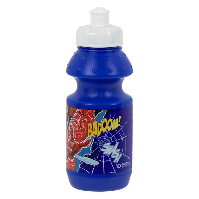 Sticla sport, plastic, pentru apa, Spiderman, 350ml [2]