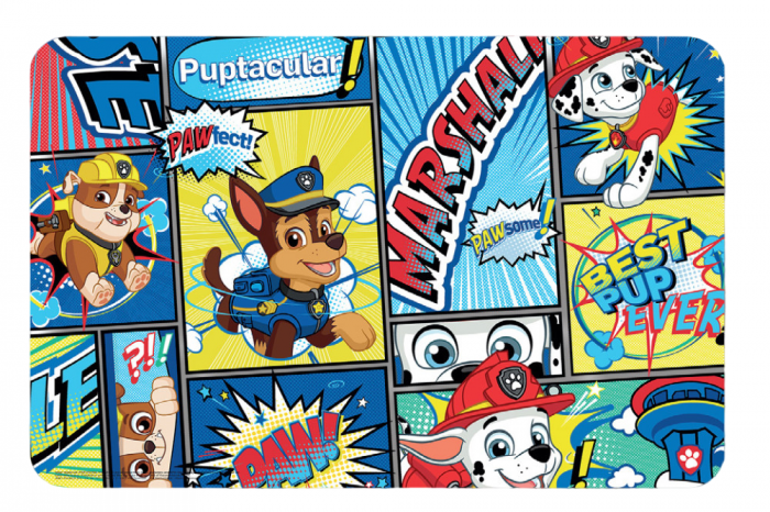 Suport farfurie pentru servit masa Paw Patrol Comic, 43x28 cm [1]