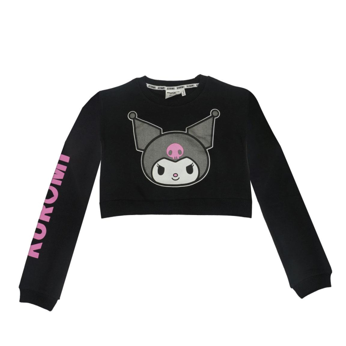 Top bluza maneca lunga cu design Hello Kitty Kuromi [4]