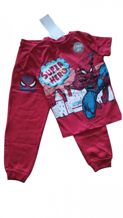Trening 2 piese cu tricou maneca scurta, Spider-Man [2]