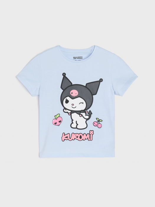 Tricou bumbac cu maneca scurta Hello Kitty Kuromi [1]