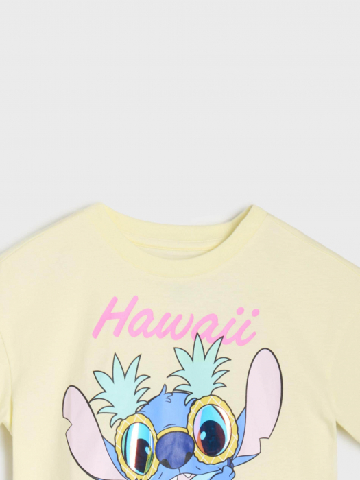 Tricou bumbac cu maneca scurta Lilo & Stitch Hawaii [5]