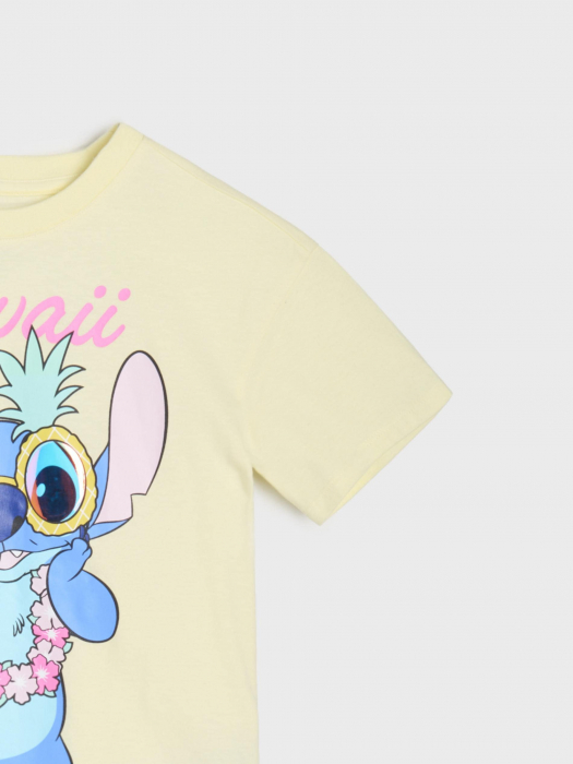 Tricou bumbac cu maneca scurta Lilo & Stitch Hawaii [4]