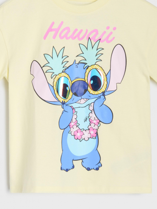 Tricou bumbac cu maneca scurta Lilo & Stitch Hawaii [2]