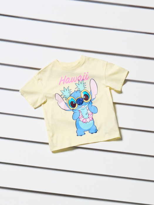 Tricou bumbac cu maneca scurta Lilo & Stitch Hawaii [7]
