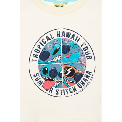 Tricou bumbac cu maneca scurta Hawaii Lilo & Stitch [3]