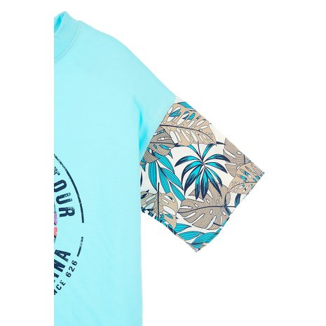 Tricou bumbac cu maneca scurta Tropical Lilo & Stitch [4]