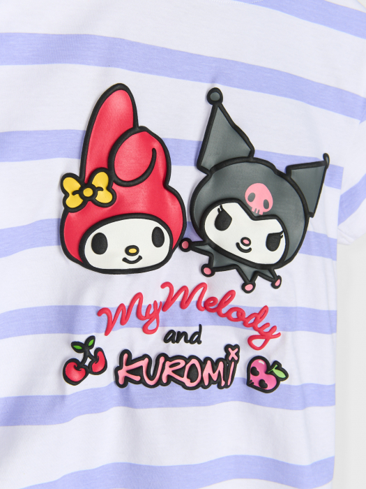 Tricou bumbac Hello Kitty Melody si Kuromi [2]