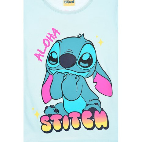 Tricou bumbac maneca scurta Aloha Lilo & Stitch [3]