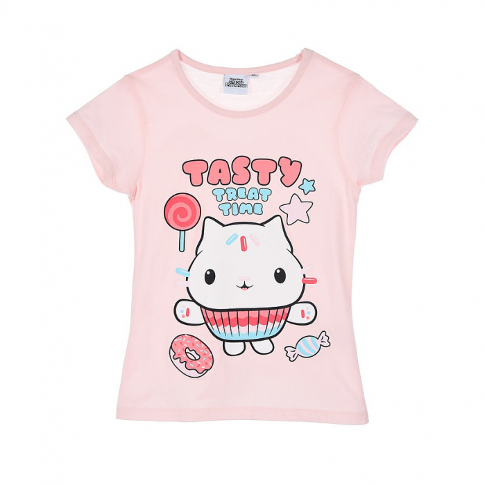 Tricou bumbac maneca scurta Gabby's Dollhouse Tasty [1]