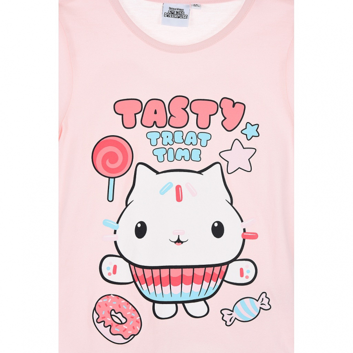 Tricou bumbac maneca scurta Gabby's Dollhouse Tasty [3]