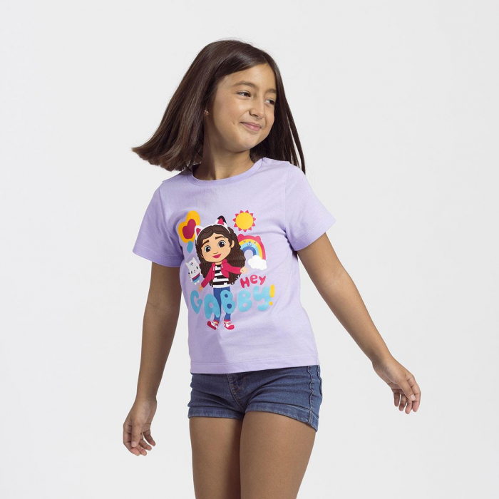 Tricou bumbac maneca scurta Hey Gabby [3]