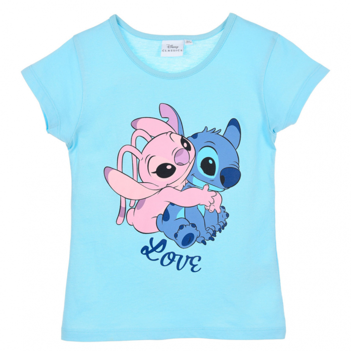Tricou bumbac maneca scurta Lilo & Stitch Love [1]