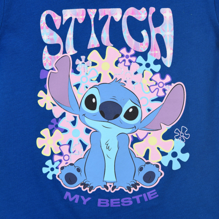 Tricou bumbac maneca scurta Lilo & Stitch My Bestie [3]