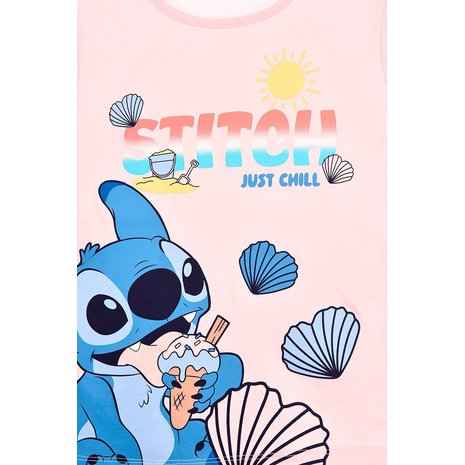 Tricou bumbac maneca scurta Just Chill Stitch [3]