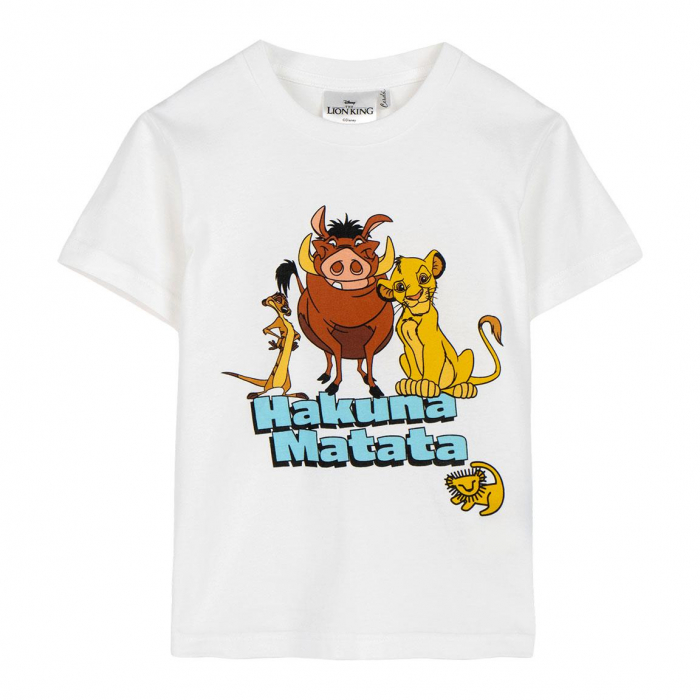 Tricou bumbac maneca scurta Regele Leu Hakuna Matata [1]
