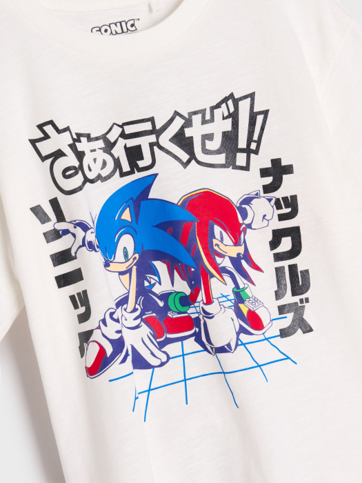 Tricou bumbac maneca scurta Sonic si Knuckles [2]