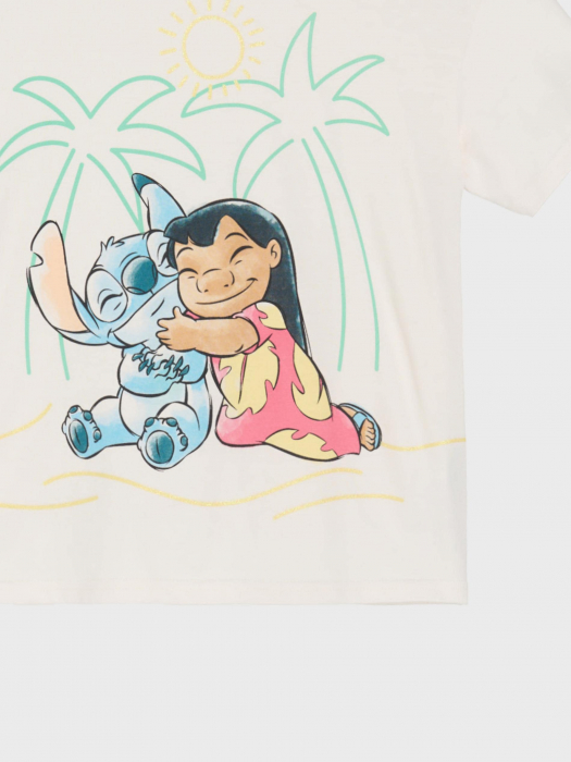 Tricou bumbac, maneca scurta Stitch [8]