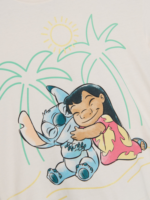 Tricou bumbac, maneca scurta Stitch [2]