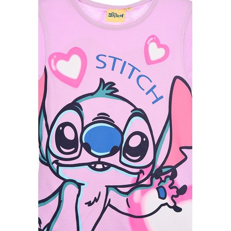 Tricou bumbac maneca scurta Stitch in Love [3]