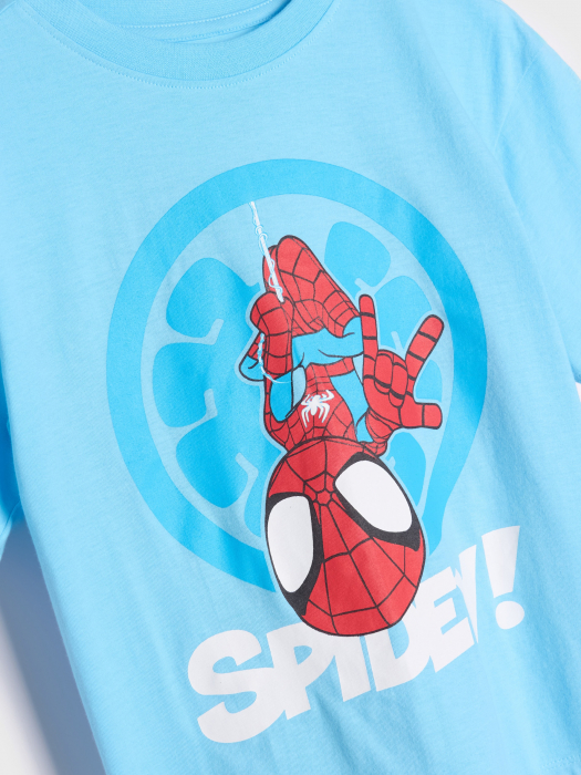 Tricou bumbac Spidey cu maneca scurta [2]