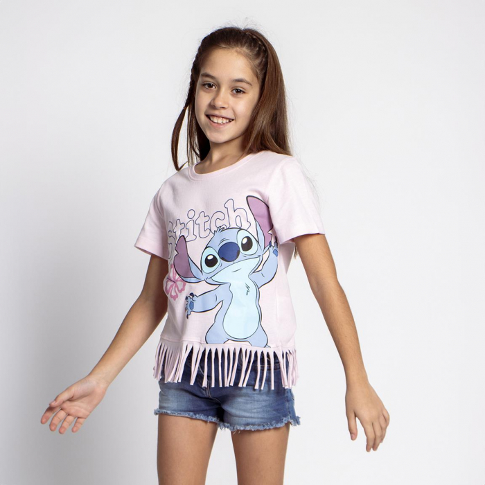 Tricou cu franjuri, pentru copii Stitch [4]
