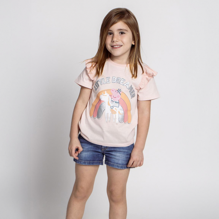 Tricou cu maneca scurta bumbac, Peppa Pig [4]
