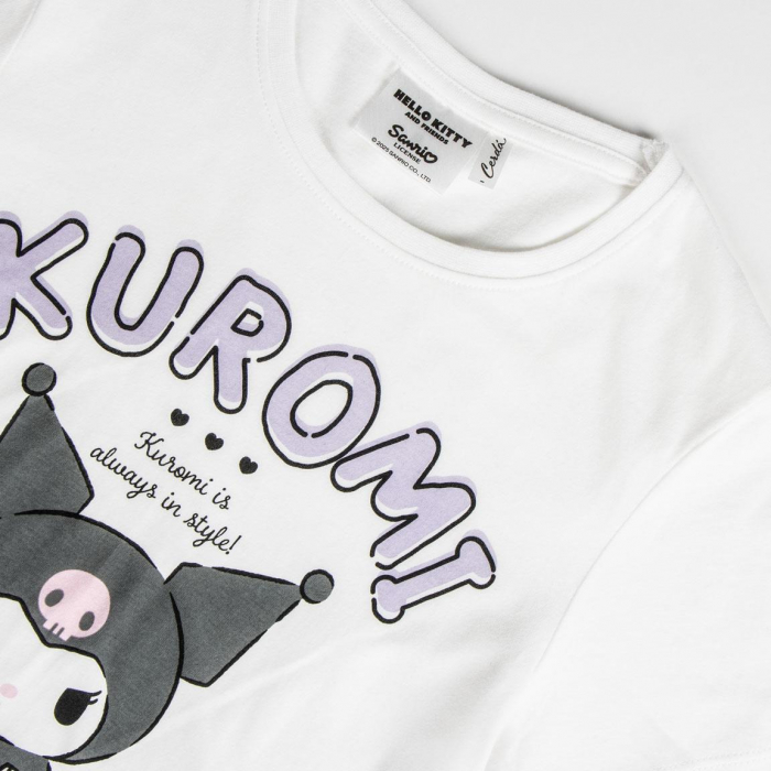 Tricou cu maneca scurta Hello Kitty Kuromi [3]